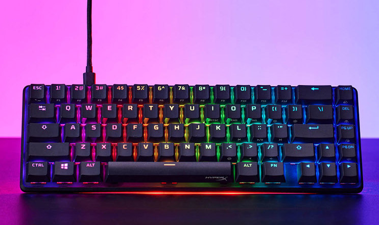 缤纷色彩点亮桌面 HyperX起源65游戏机械键盘